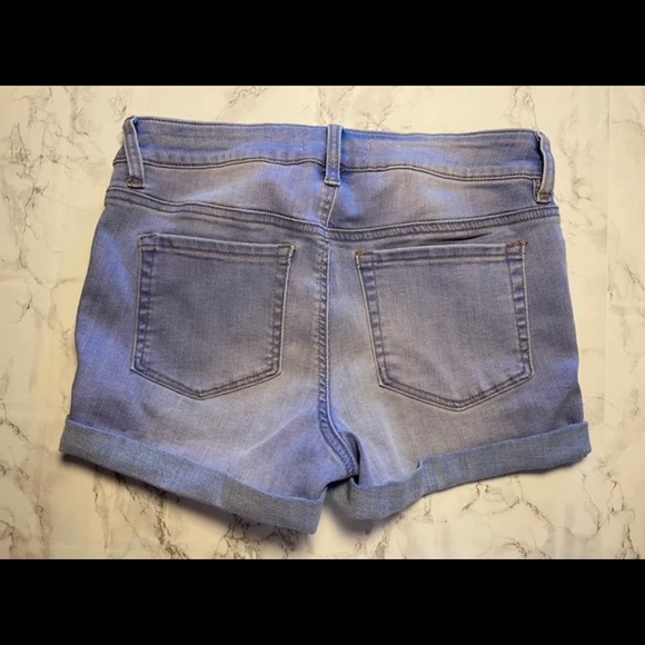 Pacsun Super Stretch Shortie Shorts Blue 27 - Picture 7 of 12